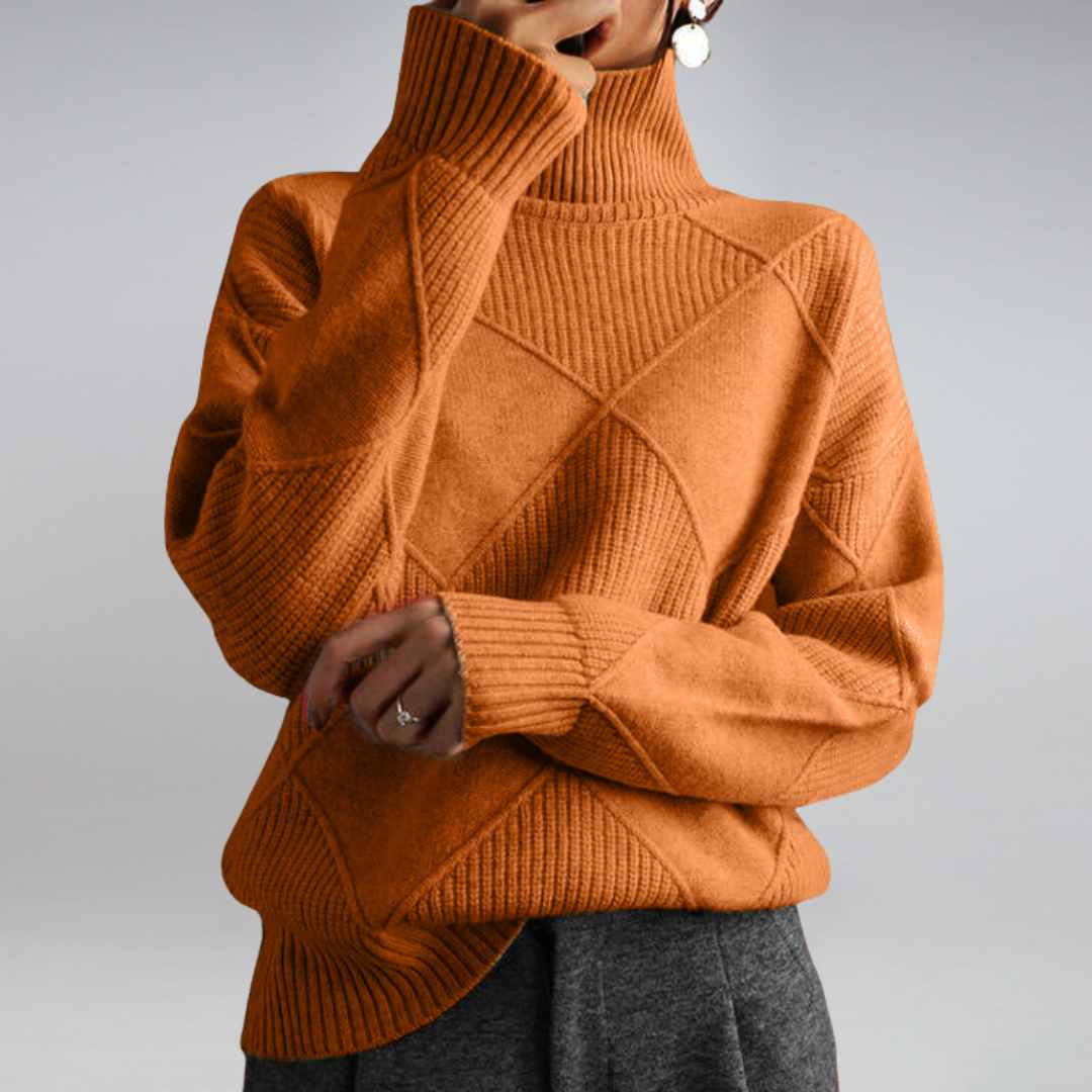 Darcy - Maglione Couture con Collo Alto