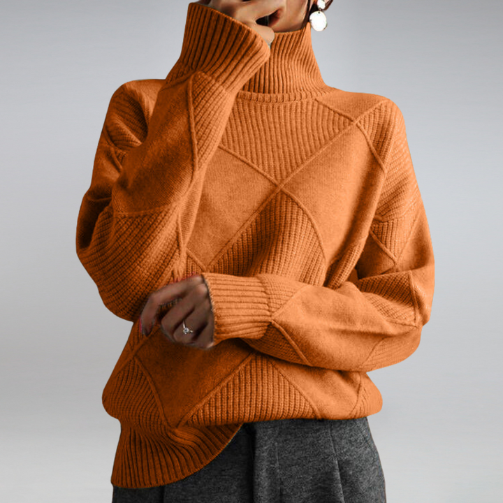 Darcy - Maglione Couture con Collo Alto
