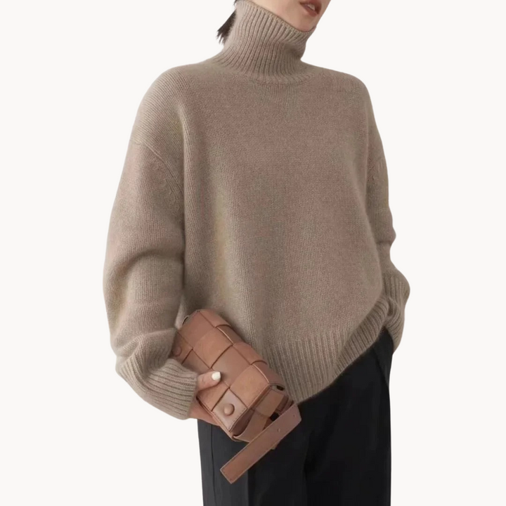 Juliette Cashmere High Neck Sweater