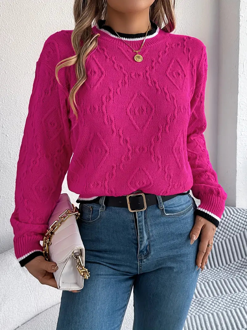 Verity - Elegante Maglione a Righe