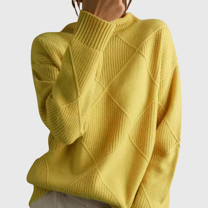 Angela™ - Maglione con Collo Alto