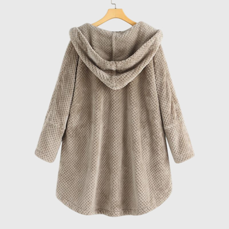 Franca™ - Giacca in Pile con Cappuccio Elegante