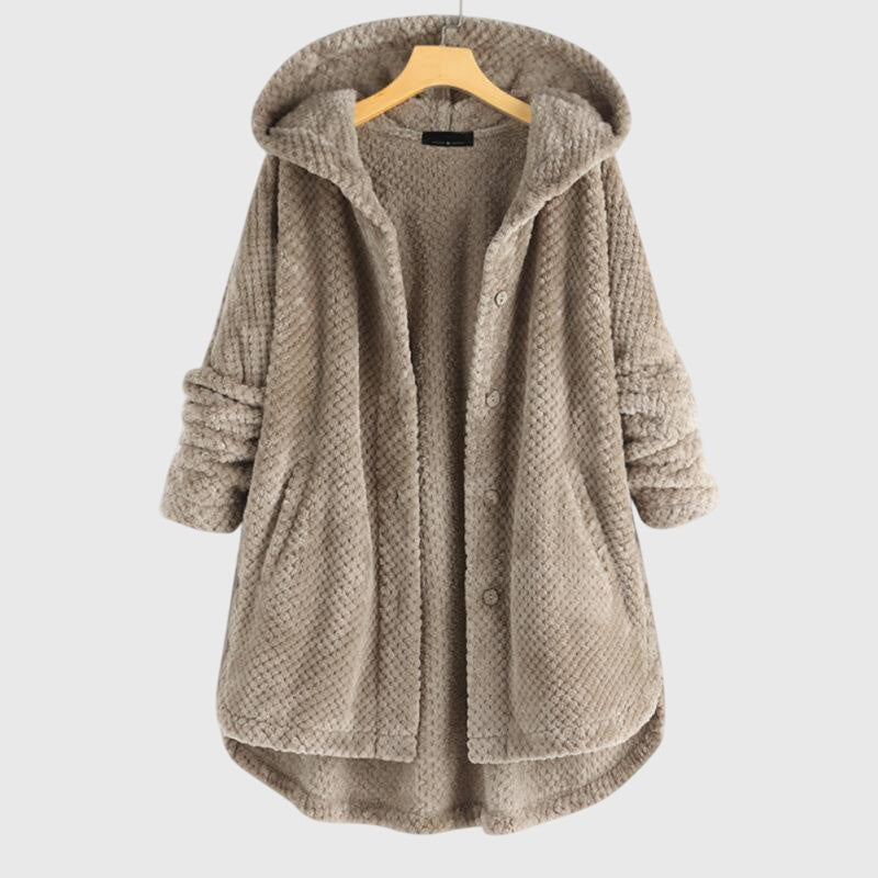 Franca™ - Giacca in Pile con Cappuccio Elegante
