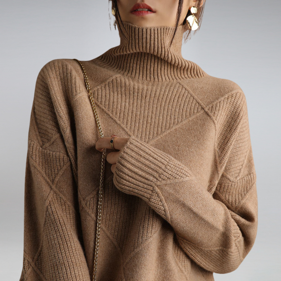 Darcy - Maglione Couture con Collo Alto