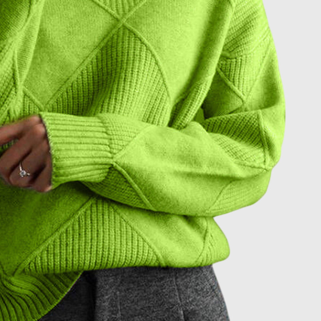 Angela™ - Maglione con Collo Alto
