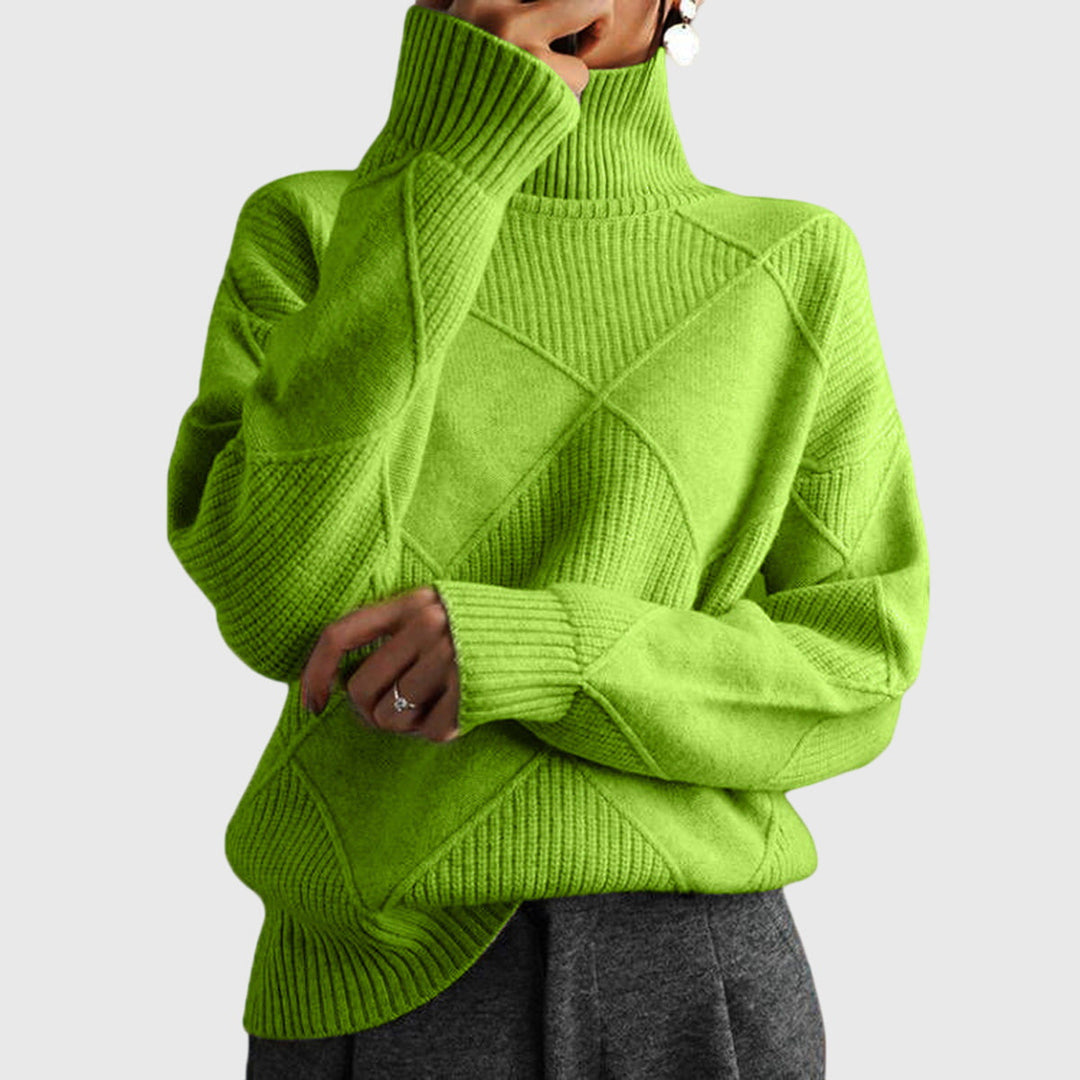 Angela™ - Maglione con Collo Alto