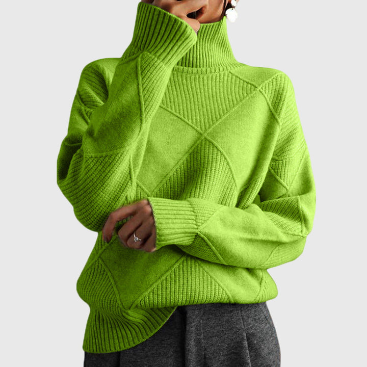 Angela™ - Maglione con Collo Alto