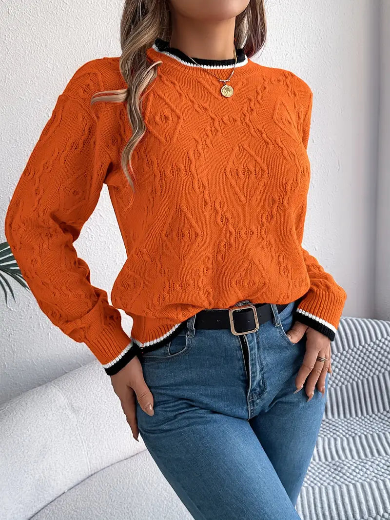 Verity - Elegante Maglione a Righe