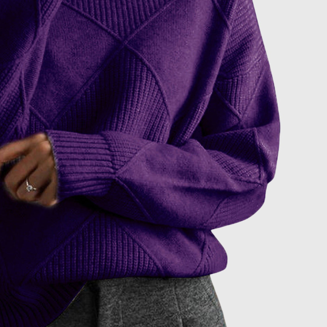 Angela™ - Maglione con Collo Alto