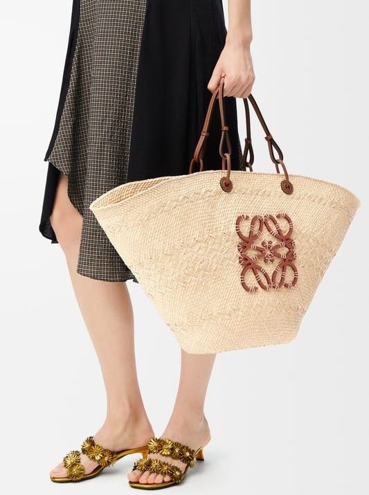 Le Borse "Riviera" — Cesto Intrecciato in Raffia
