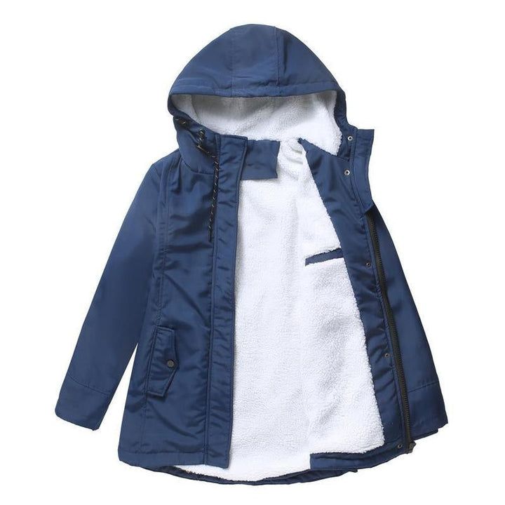 AMINA™ - Cappotto Invernale Spesso con Cappuccio e Fodera Trapuntata per Massimo Calore