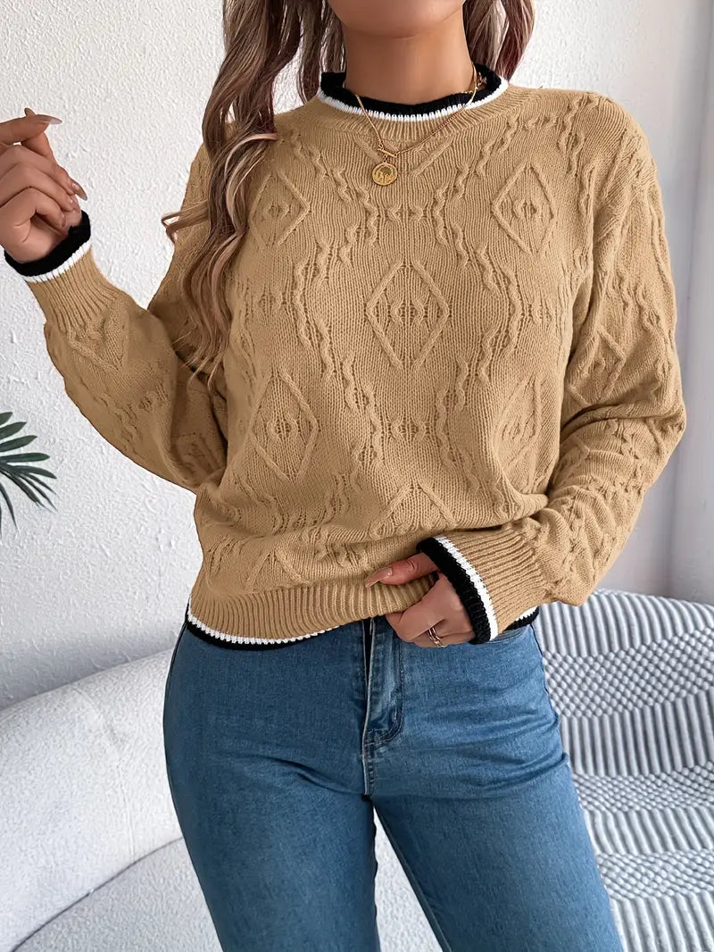 Verity - Elegante Maglione a Righe