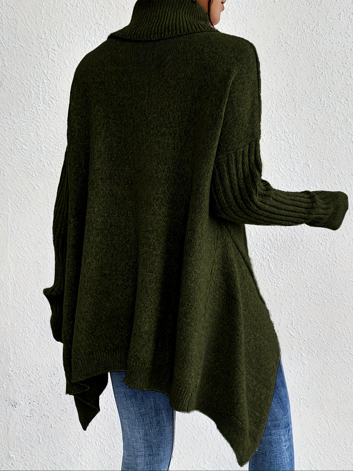 ODETTE™|MAGLIONE DOLCEVITA OVER