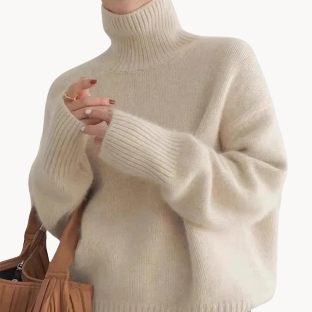 Juliette Cashmere High Neck Sweater