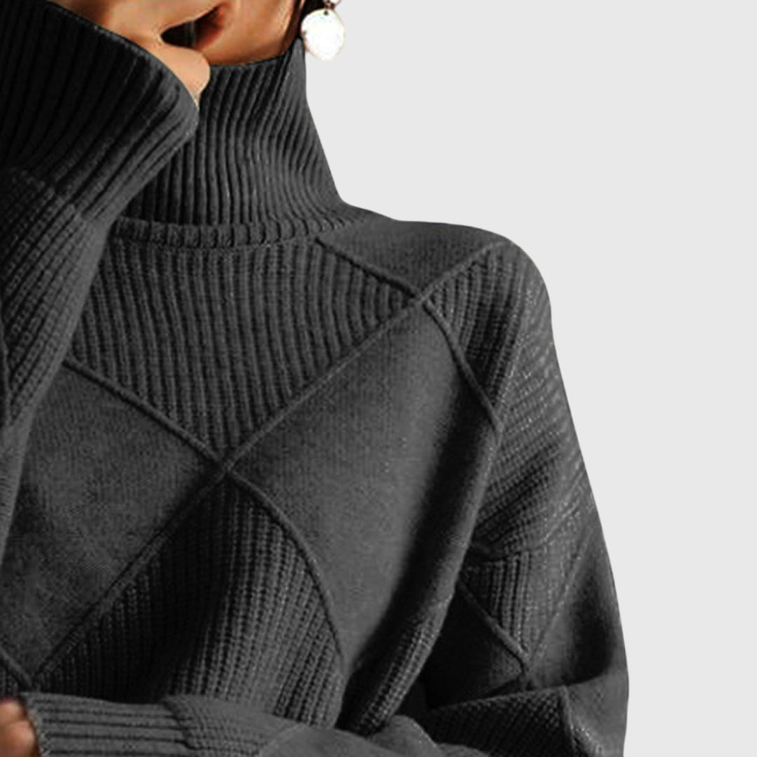 Angela™ - Maglione con Collo Alto