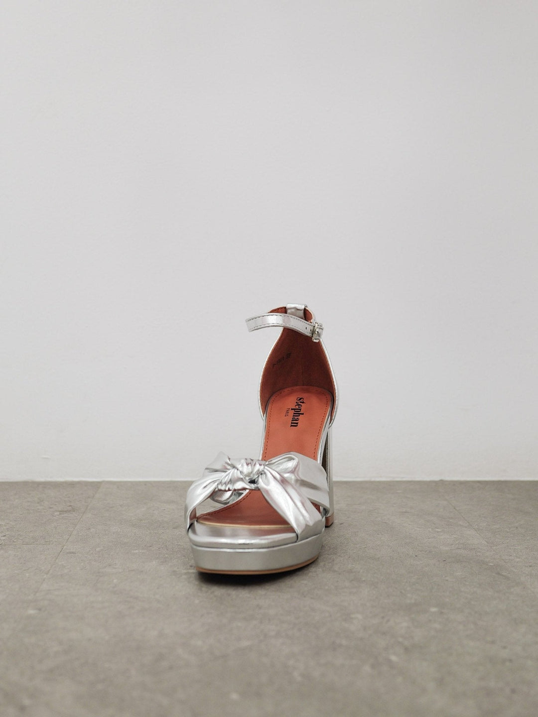Scarpe con Plateau Argentate