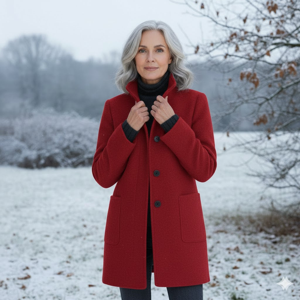 Susan | Cappotto Classico in Lana per l'Uso Quotidiano