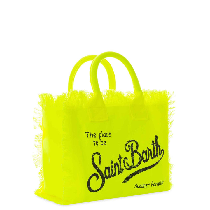 Colette Fluorescent Yellow Cotton Canvas Bag