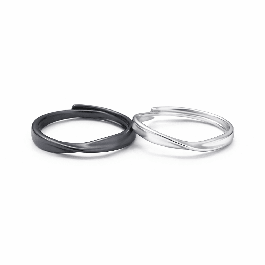Set di Anelli Promessa d'Amore – Anelli Abbinati per Coppie