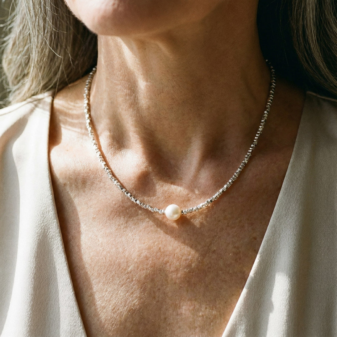 Collana di perle in stile vintage