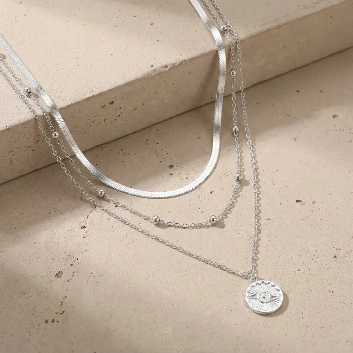 Collana placcata in argento