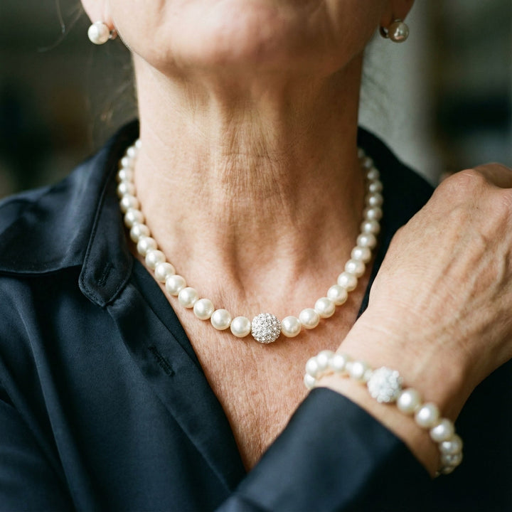 Elegante set di perle