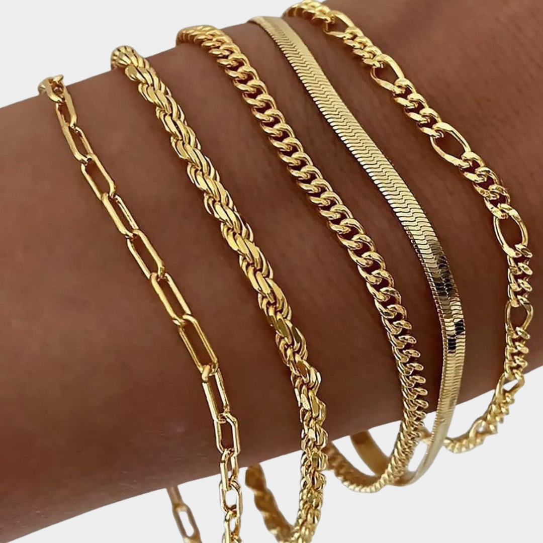 Juna – Set di bracciali | Oro
