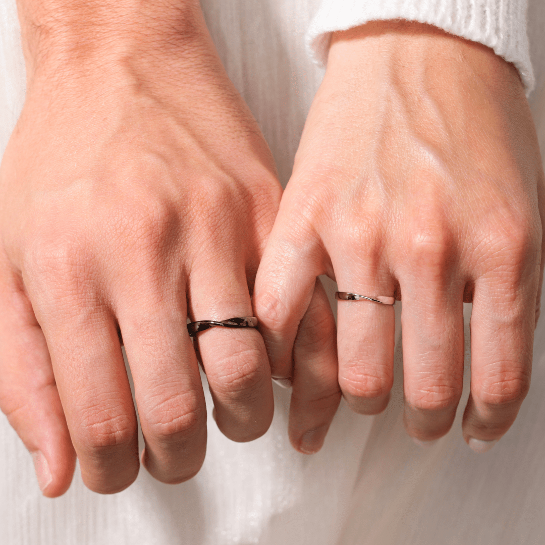 Set di Anelli Promessa d'Amore – Anelli Abbinati per Coppie