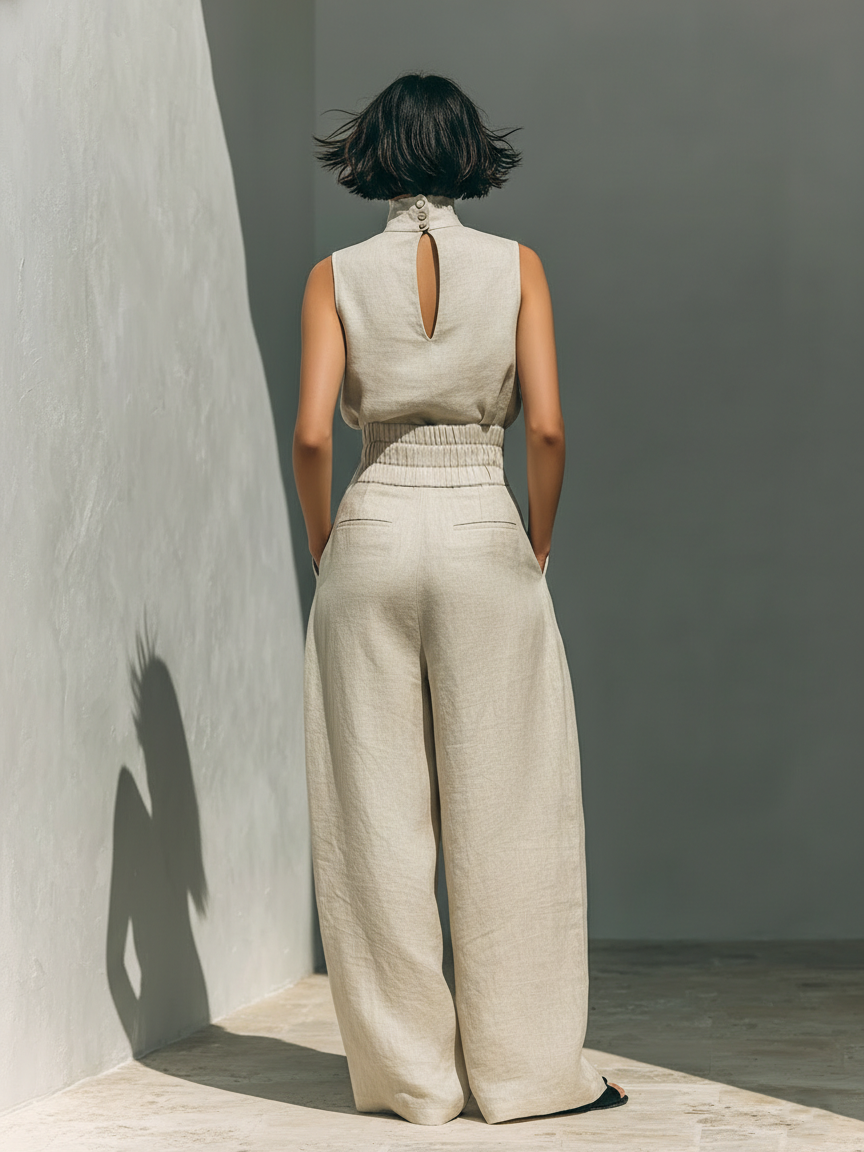 Maria - Completo di canotta e pantaloni larghi