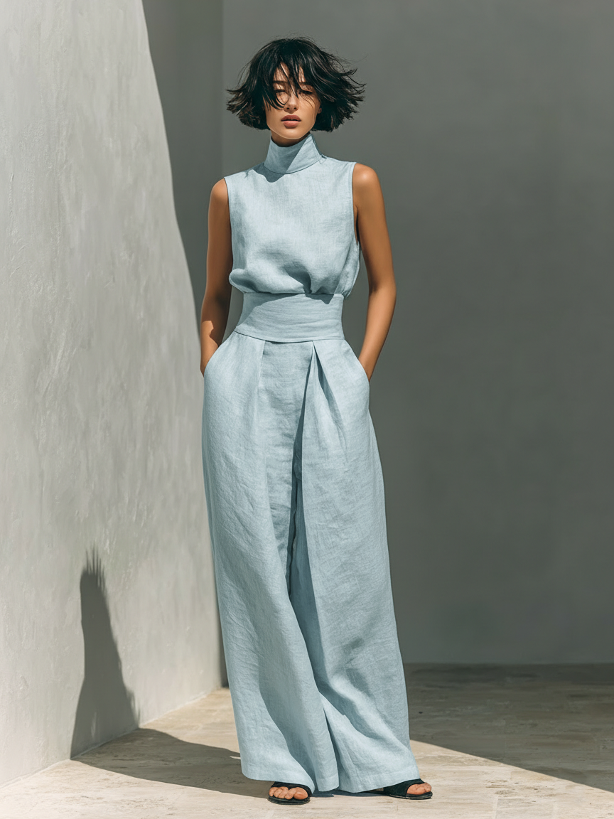 Maria - Completo di canotta e pantaloni larghi
