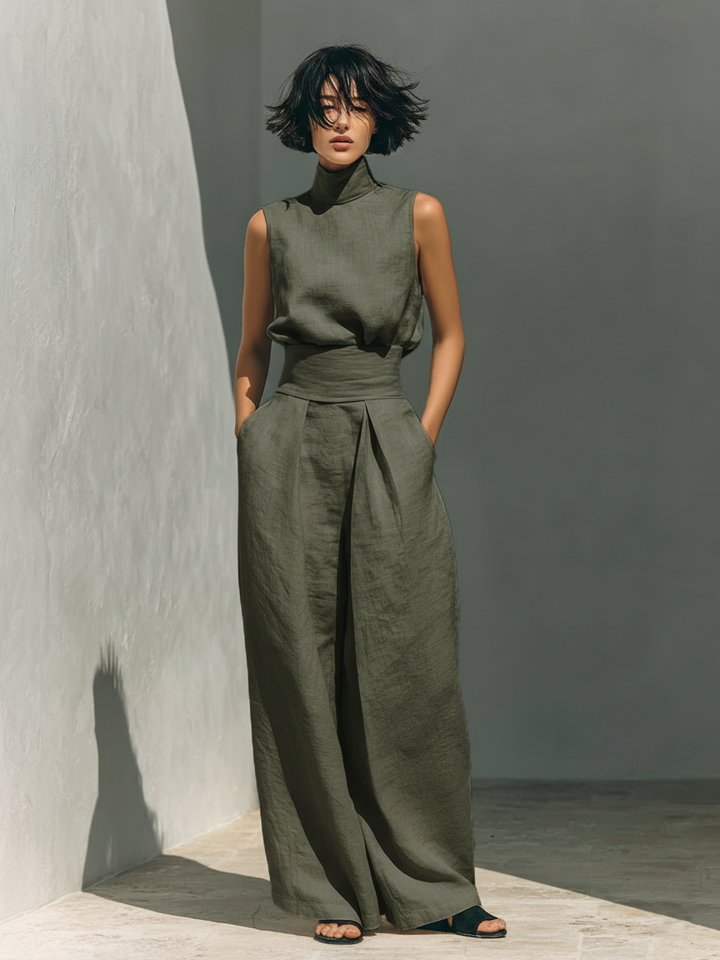 Maria - Completo di canotta e pantaloni larghi