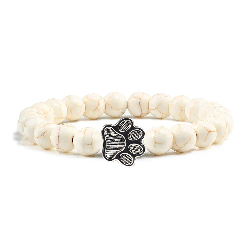 Cavigliera con perline – Design in pietra naturale