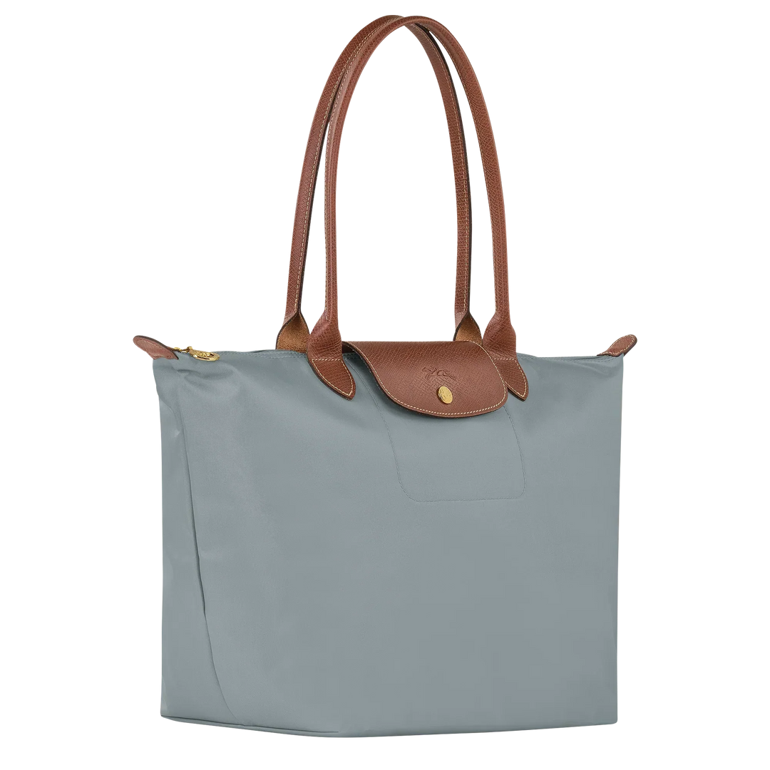 Longchamp - Borsa tote Le Pliage grande, Acciaio