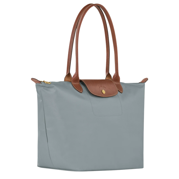 Longchamp - Borsa tote Le Pliage grande, Acciaio
