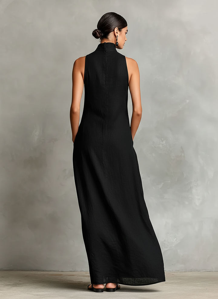Chiara | Abito Maxi Collo Alto