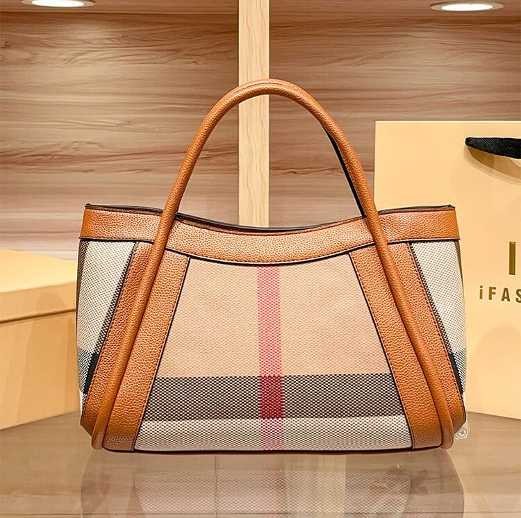 Sac Amélie — Il Tote Signature in Tela e Pelle