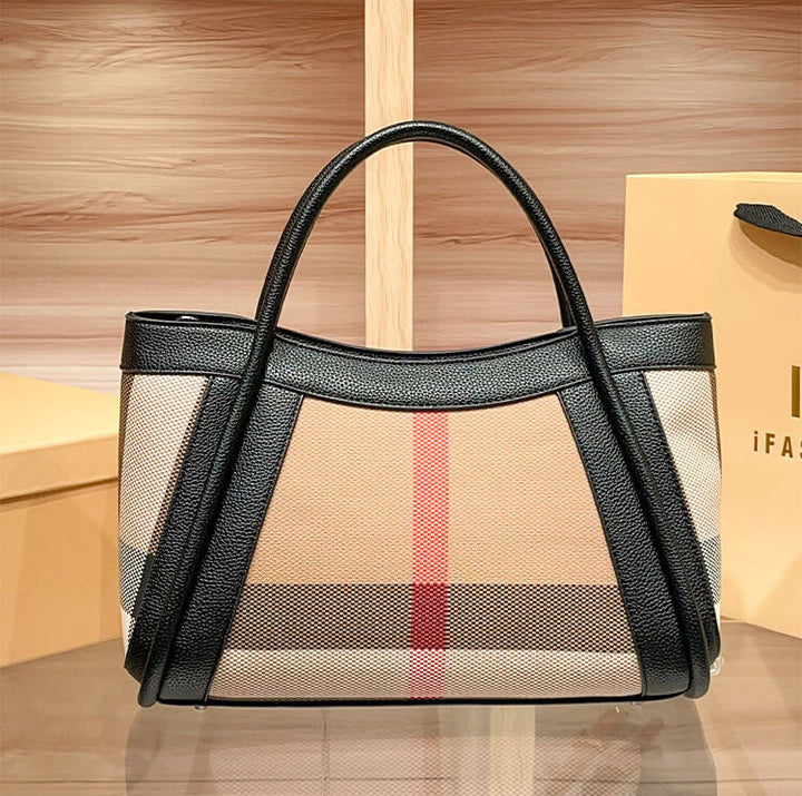 Sac Amélie — Il Tote Signature in Tela e Pelle