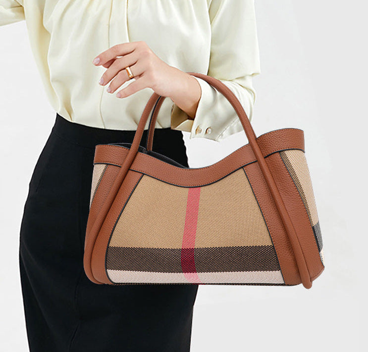 Sac Amélie — Il Tote Signature in Tela e Pelle