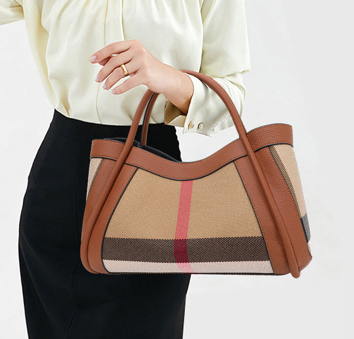 Sac Amélie — Il Tote Signature in Tela e Pelle