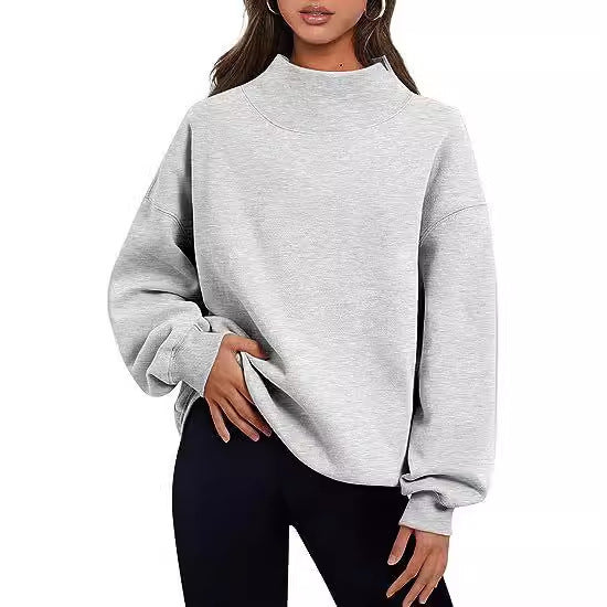 LESLY™ - Felpa Donna Oversized con Collo Alto e Maniche Lunghe" 

Rewritten: "Felpa Oversized Femminile LESLY™ con Collo Alto e Maniche Lunghe