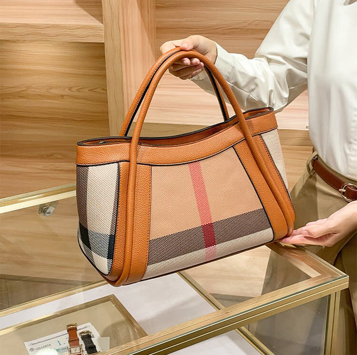 Sac Amélie — Il Tote Signature in Tela e Pelle