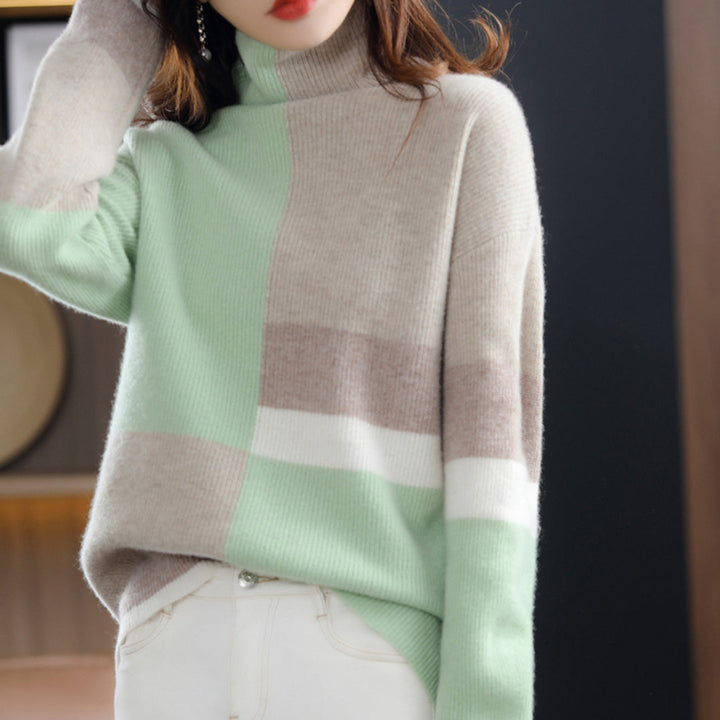 Joanna - Leggero Maglione con Collo Alto
