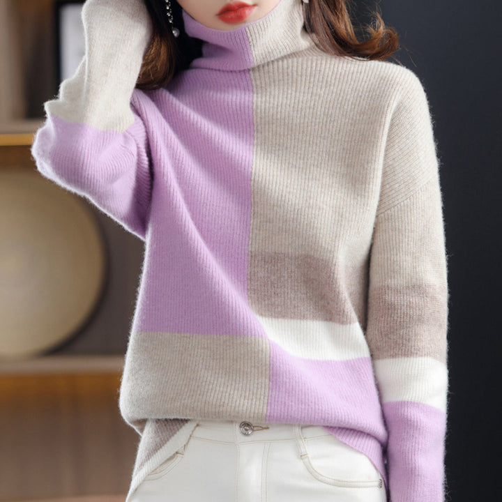 Joanna - Leggero Maglione con Collo Alto