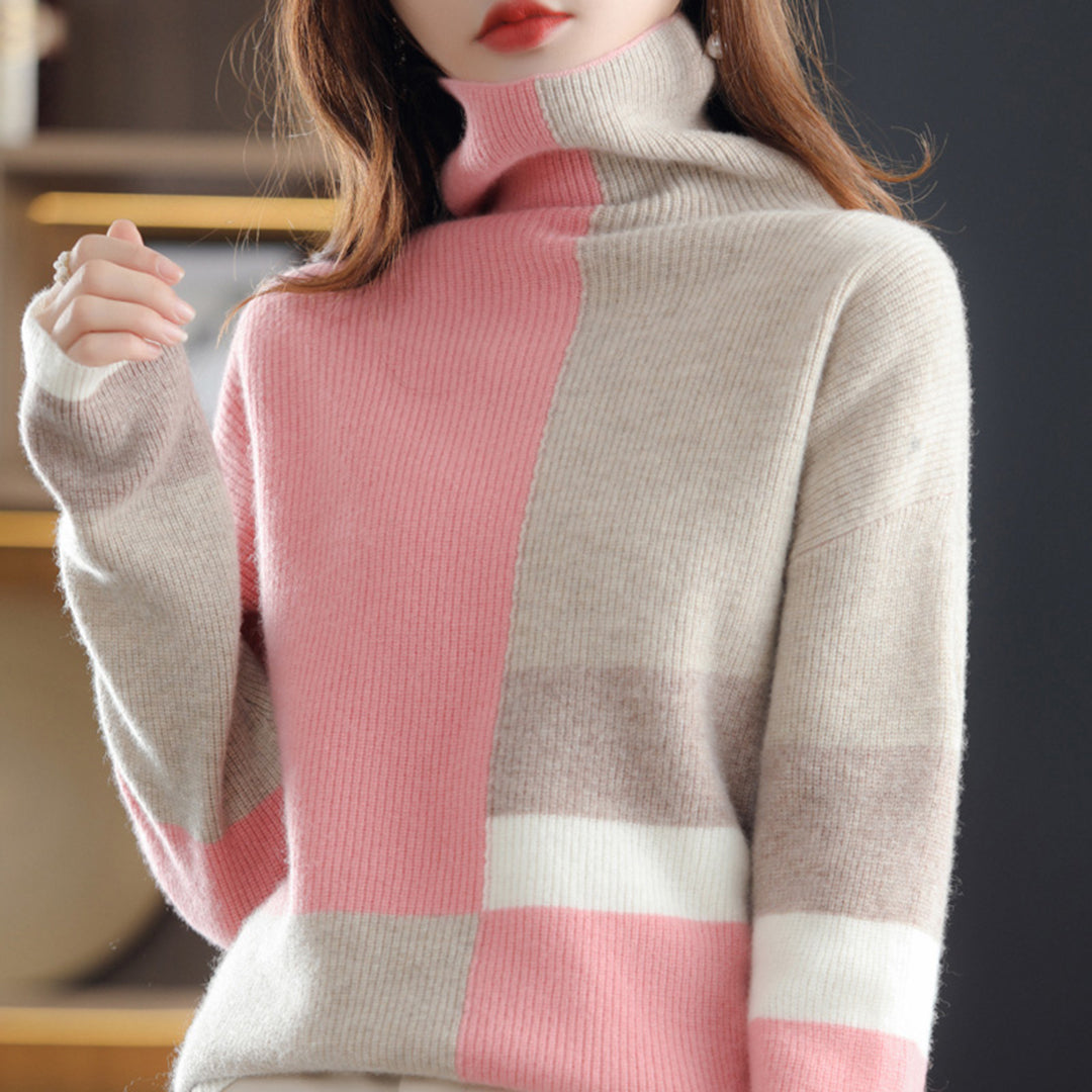 Joanna - Leggero Maglione con Collo Alto