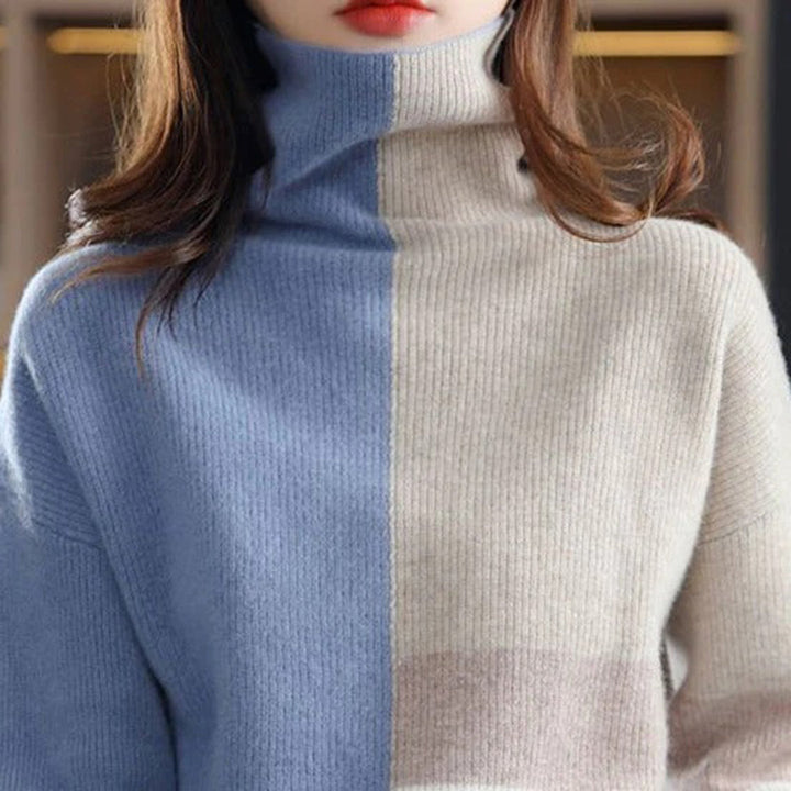 Joanna - Leggero Maglione con Collo Alto