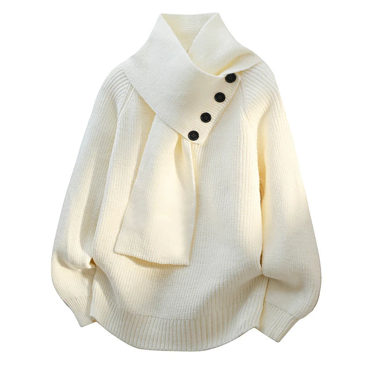 Arielle - Maglione con Collo Scarf