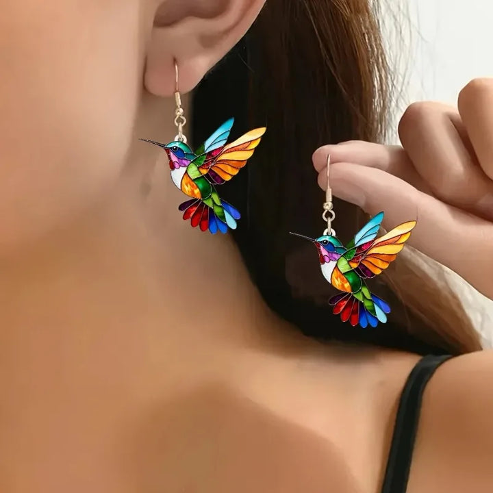 Drops Colibrì – Orecchini 2D sorprendenti