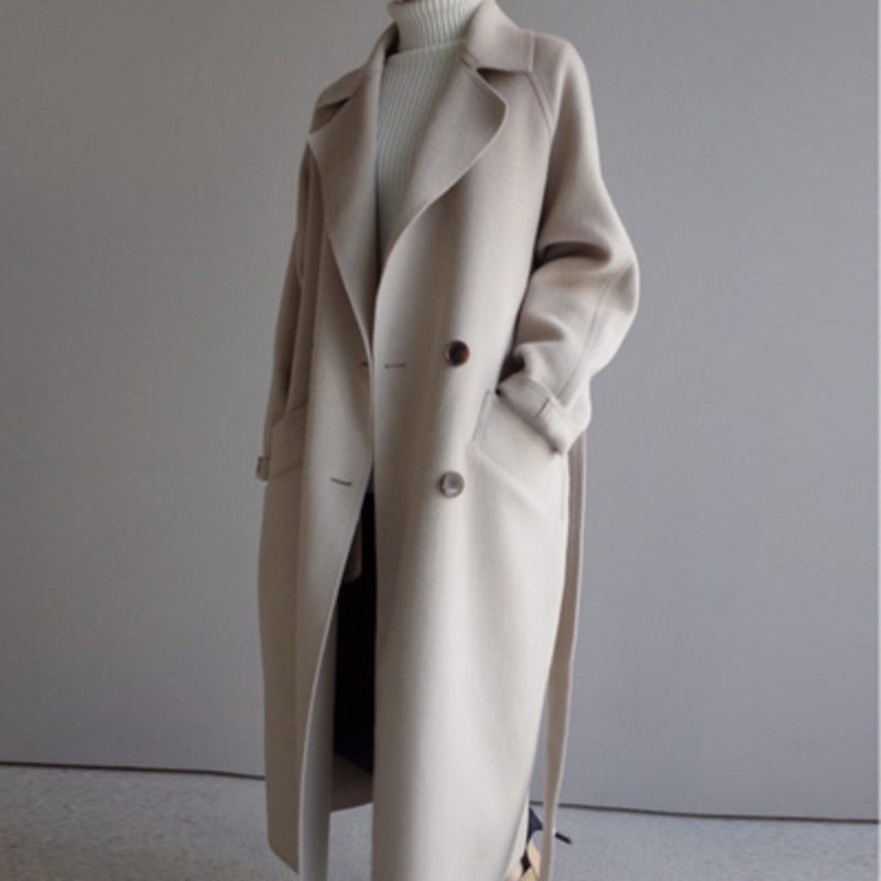Clara - Trench Coat in Lana per Donna