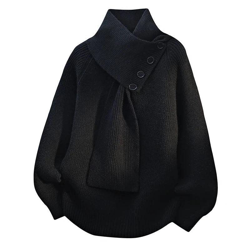 Arielle - Maglione con Collo Scarf