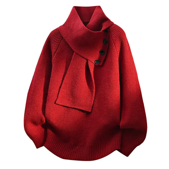 Arielle - Maglione con Collo Scarf